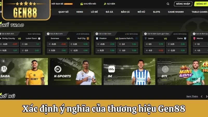 Xác định ý nghĩa của thương hiệu Gen88
